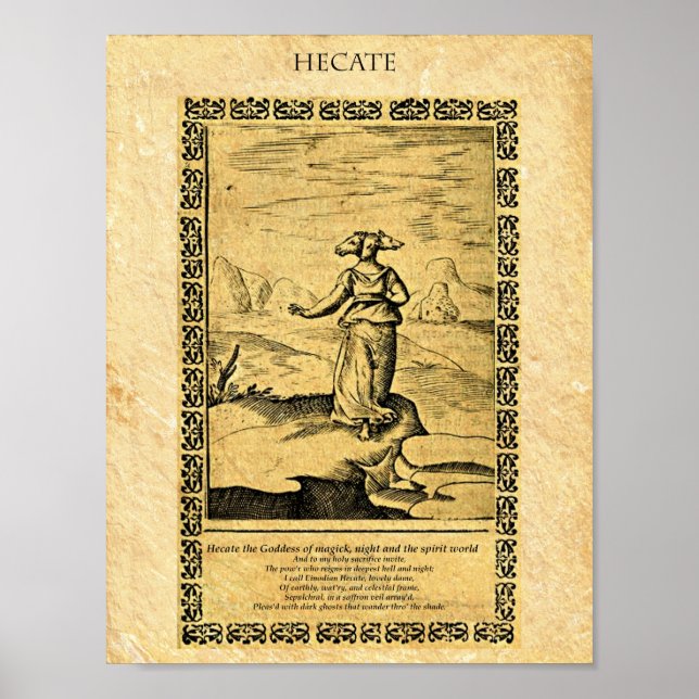 POSTER GODDESS HECATE (Devant)