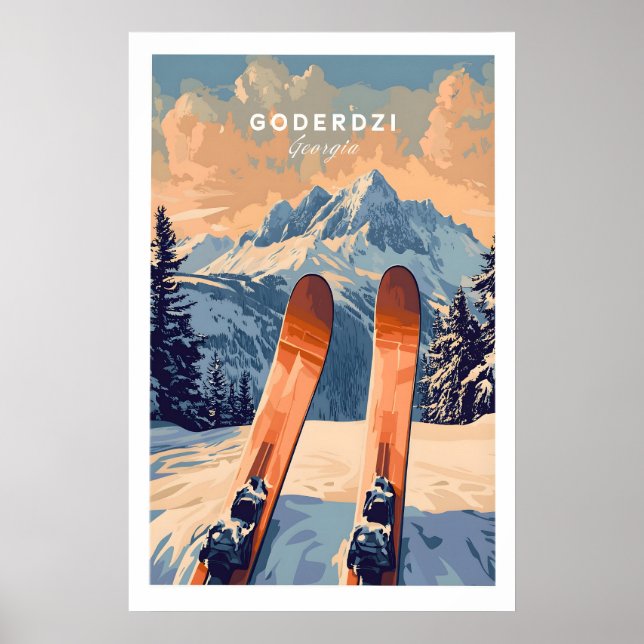 Poster Goderdzi Ski Print 1 (Devant)