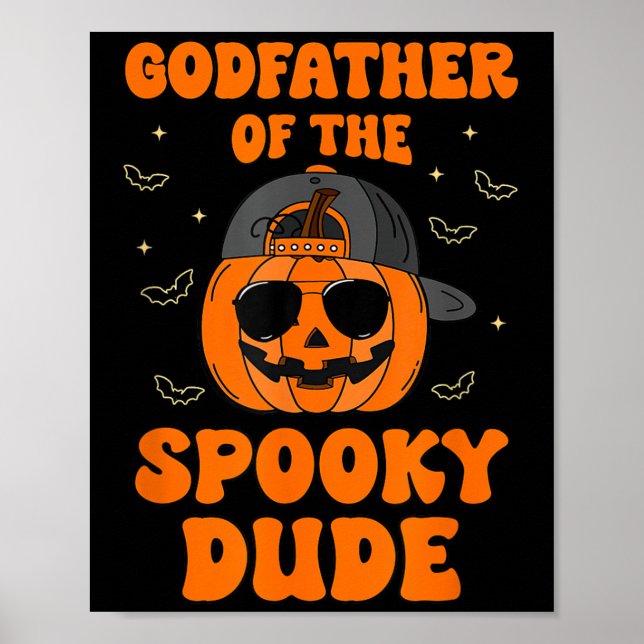 Poster Godfather Of The Soky Dude Halloween Pumpkin Bday  (Devant)