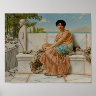 Poster Godward - Reverie (1904)