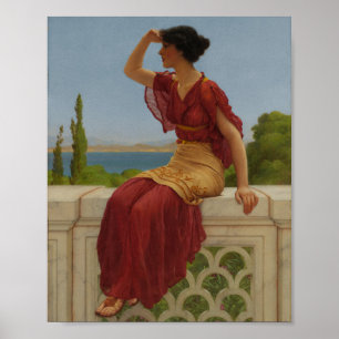 Poster Godward - The Signal (1899)