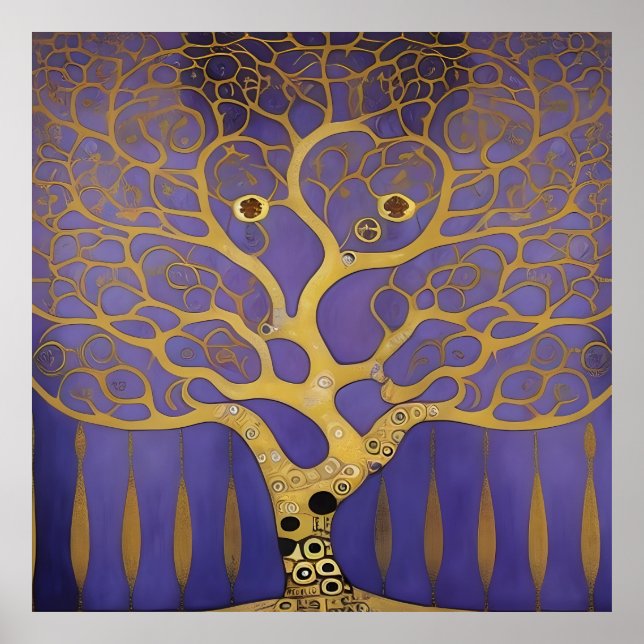 Poster Gogh, Art impressionniste, Gustav Klimt, Art Klimt (Devant)