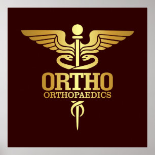 Poster Gold Caduceus (ORTHO)