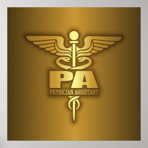 Poster Gold Caduceus (PA)