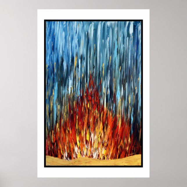 Poster Gold de l'eau de feu (Devant)