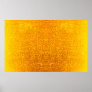 Poster Gold metal brushed background or texture of brushe