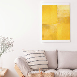 Poster Gold minimaliste moderne Abstrait