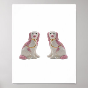 Poster Gold Rose Staffordshire Chien Chien Chien Chiens I