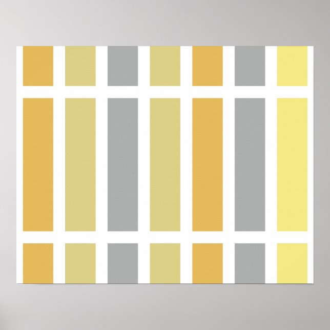 Poster Gold Silver Bronze Metal Hues (Devant)