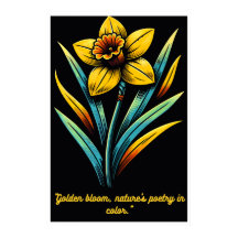 Golden Bloom : Un hommage à la poésie de la nature