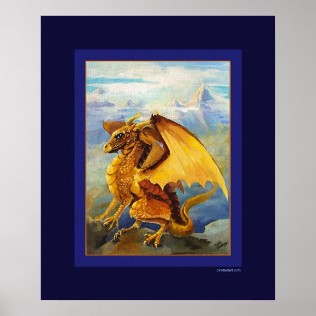 Poster Golden Dragon (Devant)