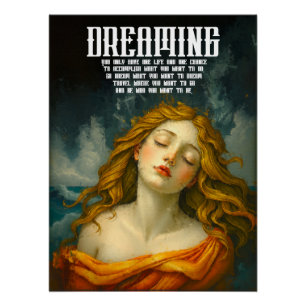 Poster Golden Dream - Femme