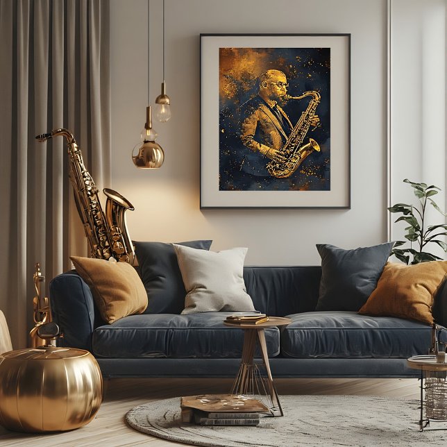 Poster Golden Elegance (Créateur téléchargé)