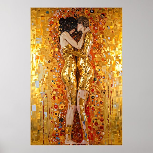 Poster "Golden Embrace" Précieux et indestructible (Devant)