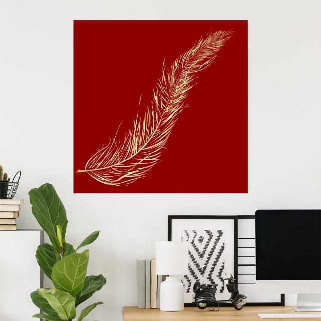 Poster Golden Feather (Créateur téléchargé)