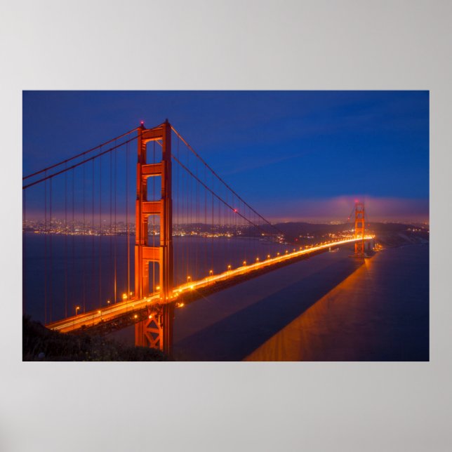 Poster Golden Gate Bridge, Californie 2 (Devant)