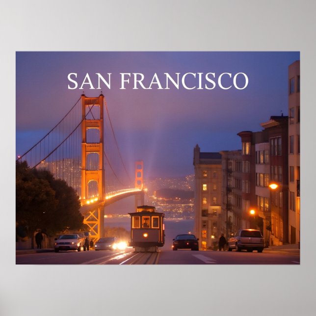 Poster Golden Gate Bridge Californie - San Francisco (Devant)