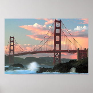 Poster Golden Gate Bridge de Baker Beach