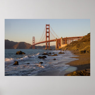 Poster Golden Gate Bridge de Baker Beach