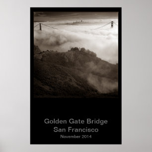 Poster Golden Gate Bridge Novembre 2014 #1