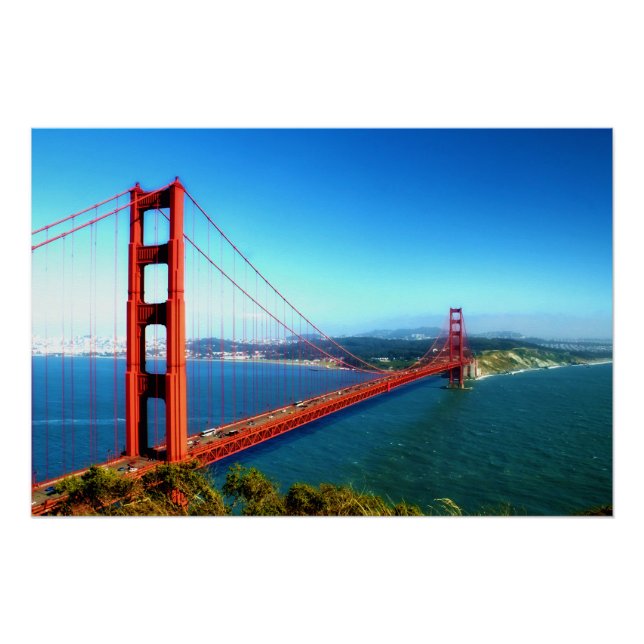 Poster Golden Gate Bridge - San Francisco (Devant)