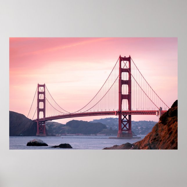 Poster Golden Gate Bridge, San Francisco, Californie (Devant)