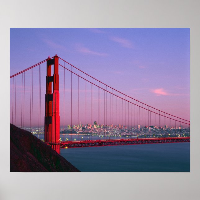Poster Golden Gate Bridge, San Francisco, Californie, 6 (Devant)