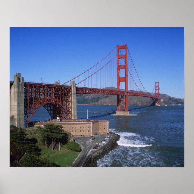 Poster Golden Gate Bridge, San Francisco, Californie, 8 (Devant)