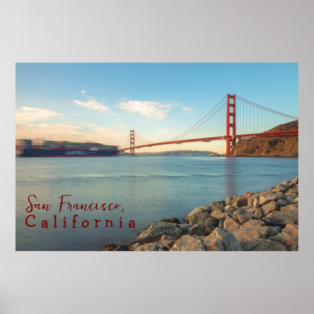 Poster Golden Gate Matin (Devant)