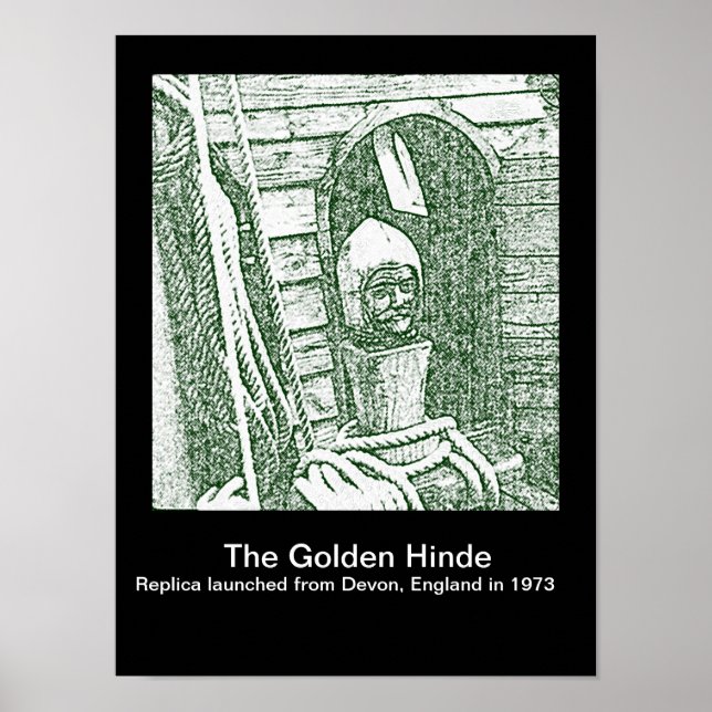 Poster - Golden Hinde Capstan (Devant)