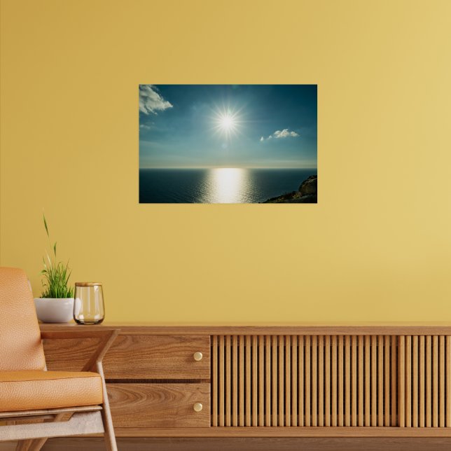 Poster Golden Horizon | Dingli Cliffs Malta Seascape (Salon 2)