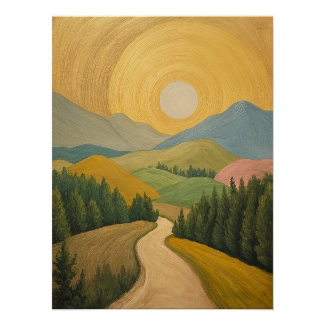 Poster Golden Horizon Trail (Devant)