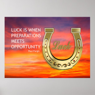Poster Golden horseshoe