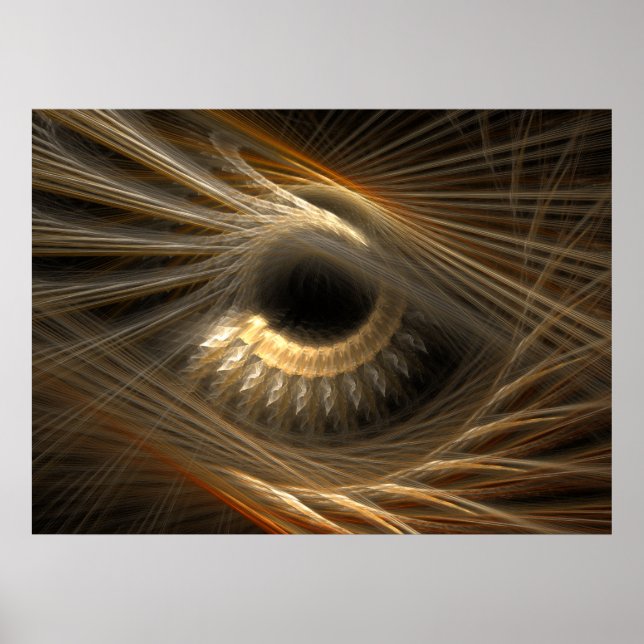 Poster 'Golden Iris' (Devant)