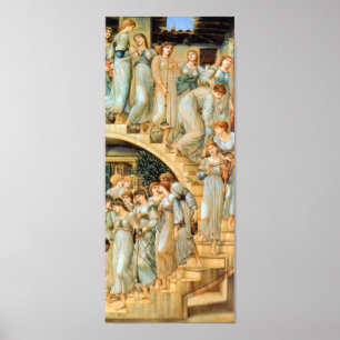 Poster Golden Stairs par Edward Burne Imprimer