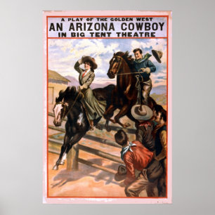 Poster Golden West Cowboy Theatre