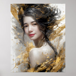 Poster Golden Whirlwind : Filipina girl