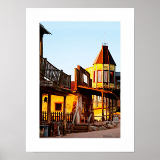 Poster Goldfield Old West Town - Le Brothel