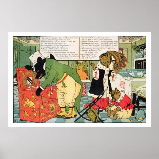 Poster Goldilocks et les trois ours (Devant)