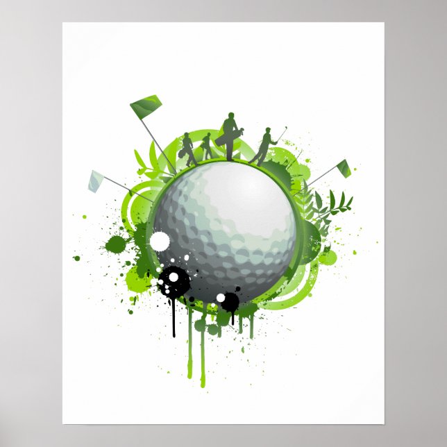 Poster Golf (Devant)