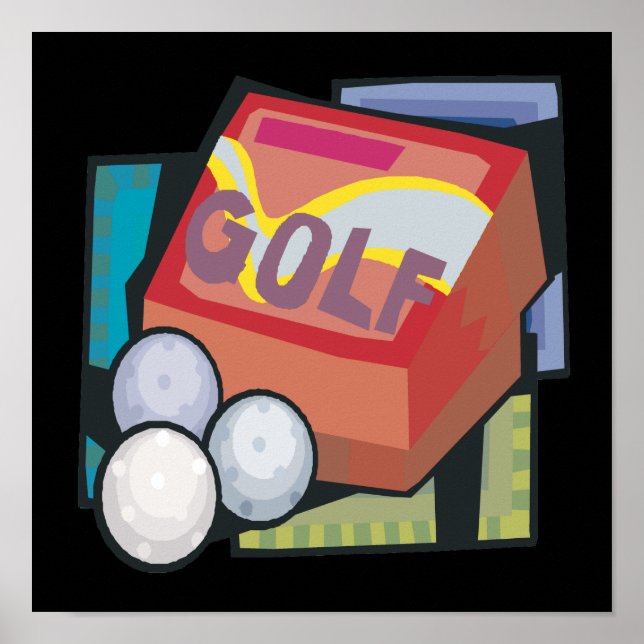 Poster Golf (Devant)