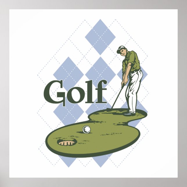 Poster Golf classique (Devant)