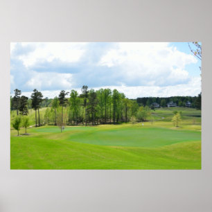 Poster Golf Course Fairway