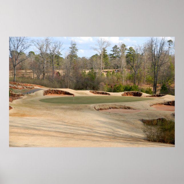 Poster Golf Course Sand Traps (Devant)