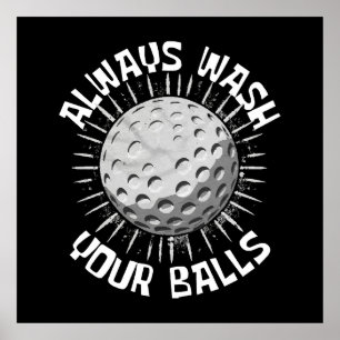 Poster Golf-drole