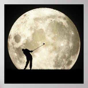Poster Golf La Nuit