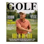 Golf Magazine Couverture, Amusant cadeau de golf p
