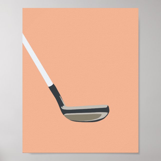 Poster Golf Orange (Devant)