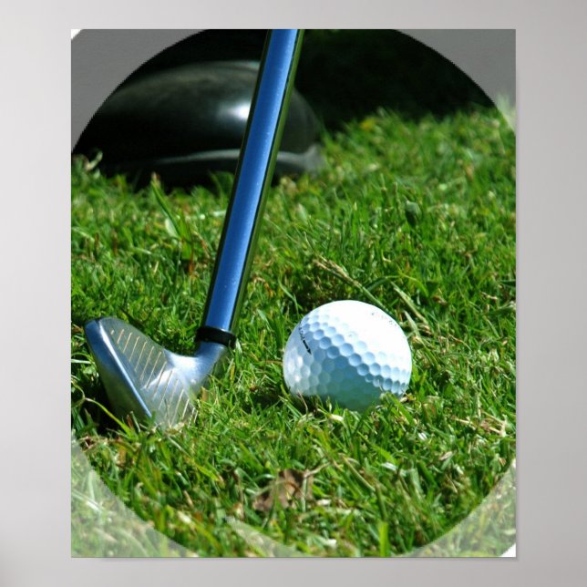 Poster Golf Putt (Devant)