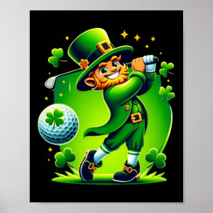 Poster Golf St Patrick Golf Golf irlandais